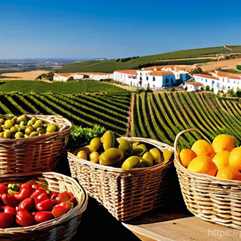 지리학 과목 - **Prompt 1: "A Culinary Journey Through Portugal's Diverse Geography"**
    "A vibrant and picturesq...