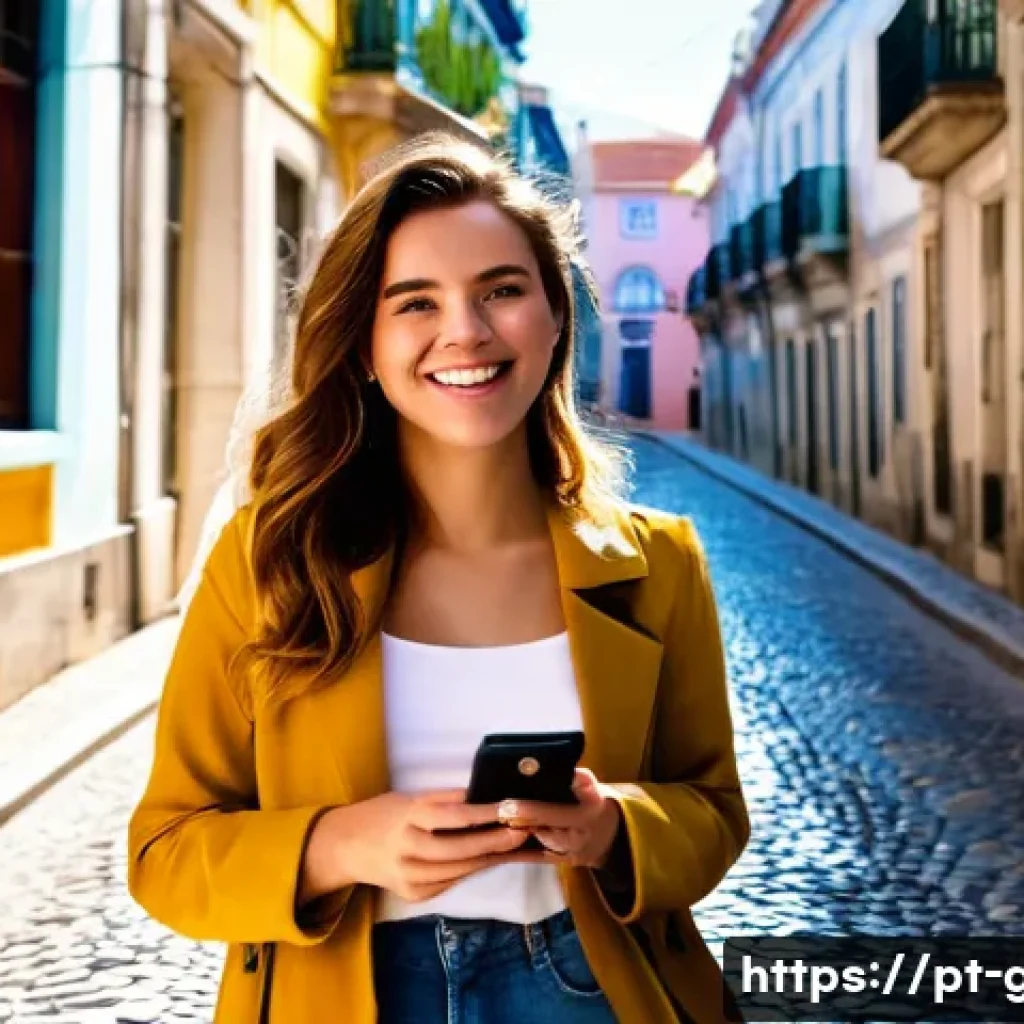 지리학 지도 - **Prompt for Smart Navigation & Discovery:**
"A vibrant, wide-angle shot of a cheerful young wom...